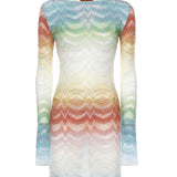 Mini-abito in viscosa lamé MC22SL00 BR014HSM9X1 MISSONI 