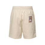 Pantaloncini in cotone con applicazione Check 8103521 C1740 BURBERRY 