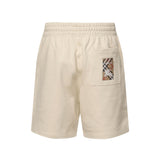 Pantaloncini in cotone con applicazione Check 8103521 C1740 BURBERRY 