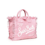 Borsa Colette in lino con logo COL0018 00142L MC2 SAINT BARTH 