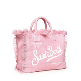 Borsa Colette in lino con logo COL0018 00142L MC2 SAINT BARTH 
