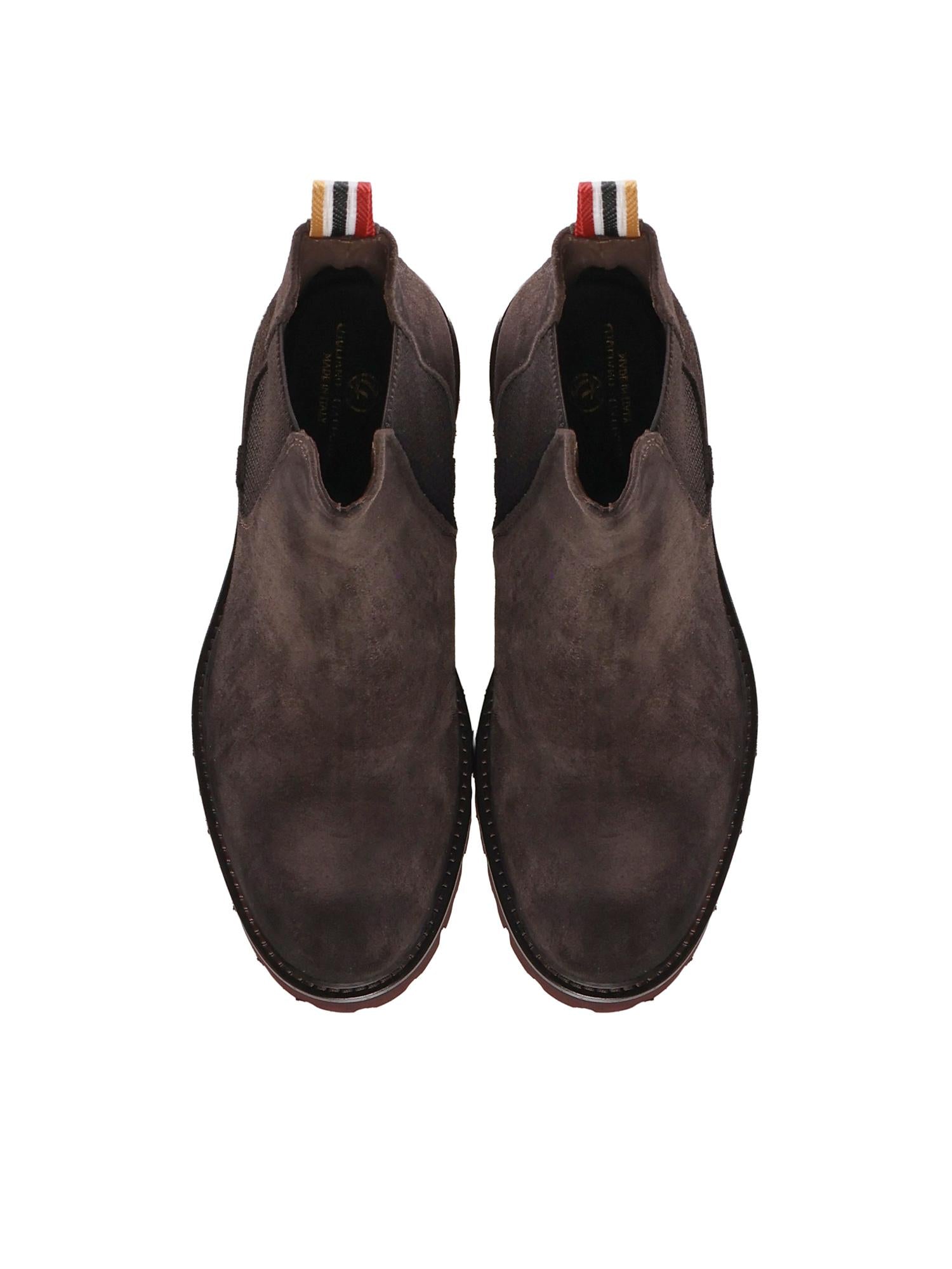Chelsea Sergio in suede<BR/><BR/> SERGIO CAMOSCIOMORO GIULIANO GALIANO 