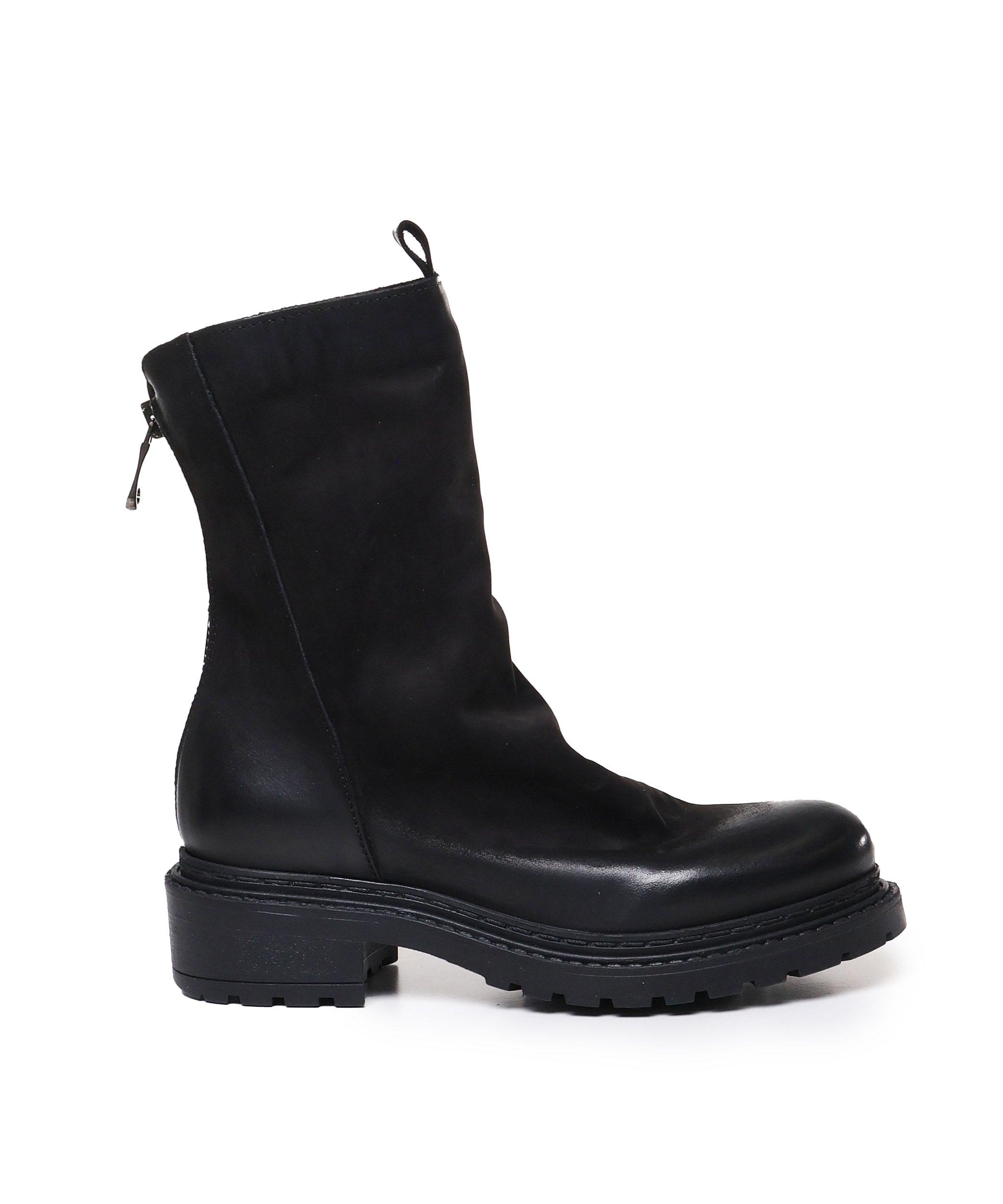 Bikers in pelle di vitello MA05 GOMMANERO METISSE 