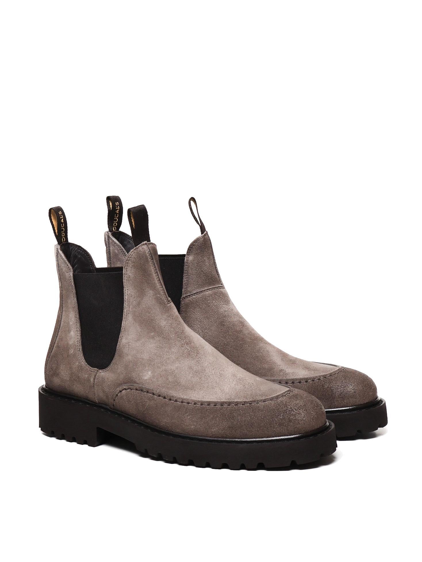 Stivaletto in suede e gomma DU2911CENTPF737 TM39 DOUCAL'S 