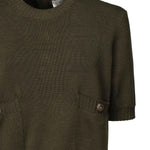 Maglia cropped in cotone GWP02379 P00210535547 GOLDEN GOOSE 