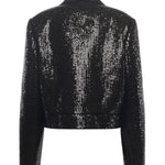 Giacca cropped con paillettes 79AAQ502 N0657899 GENNY 