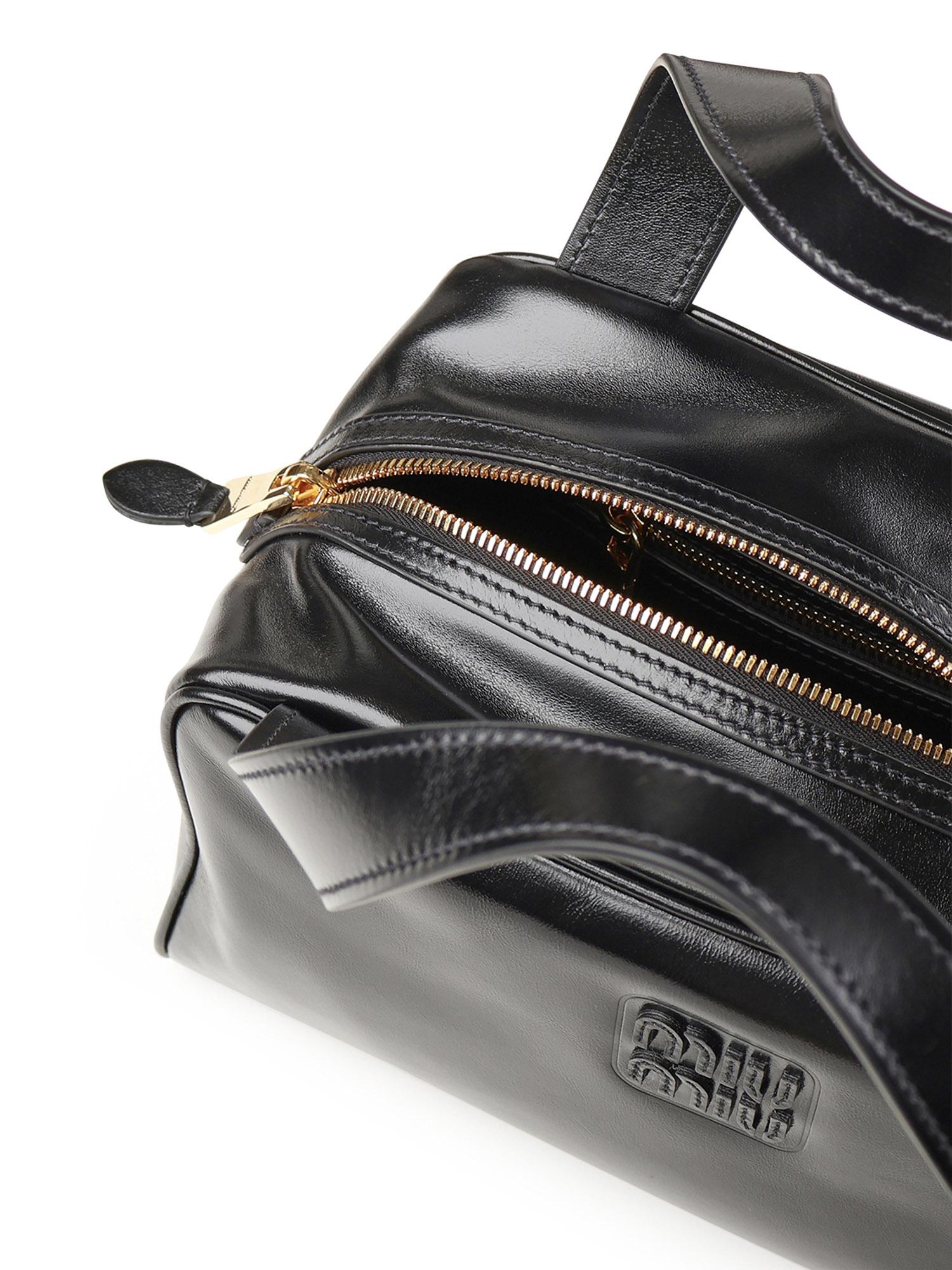 Borsa bauletto in pelle 5BB182 2IEOF0002 MIU MIU 