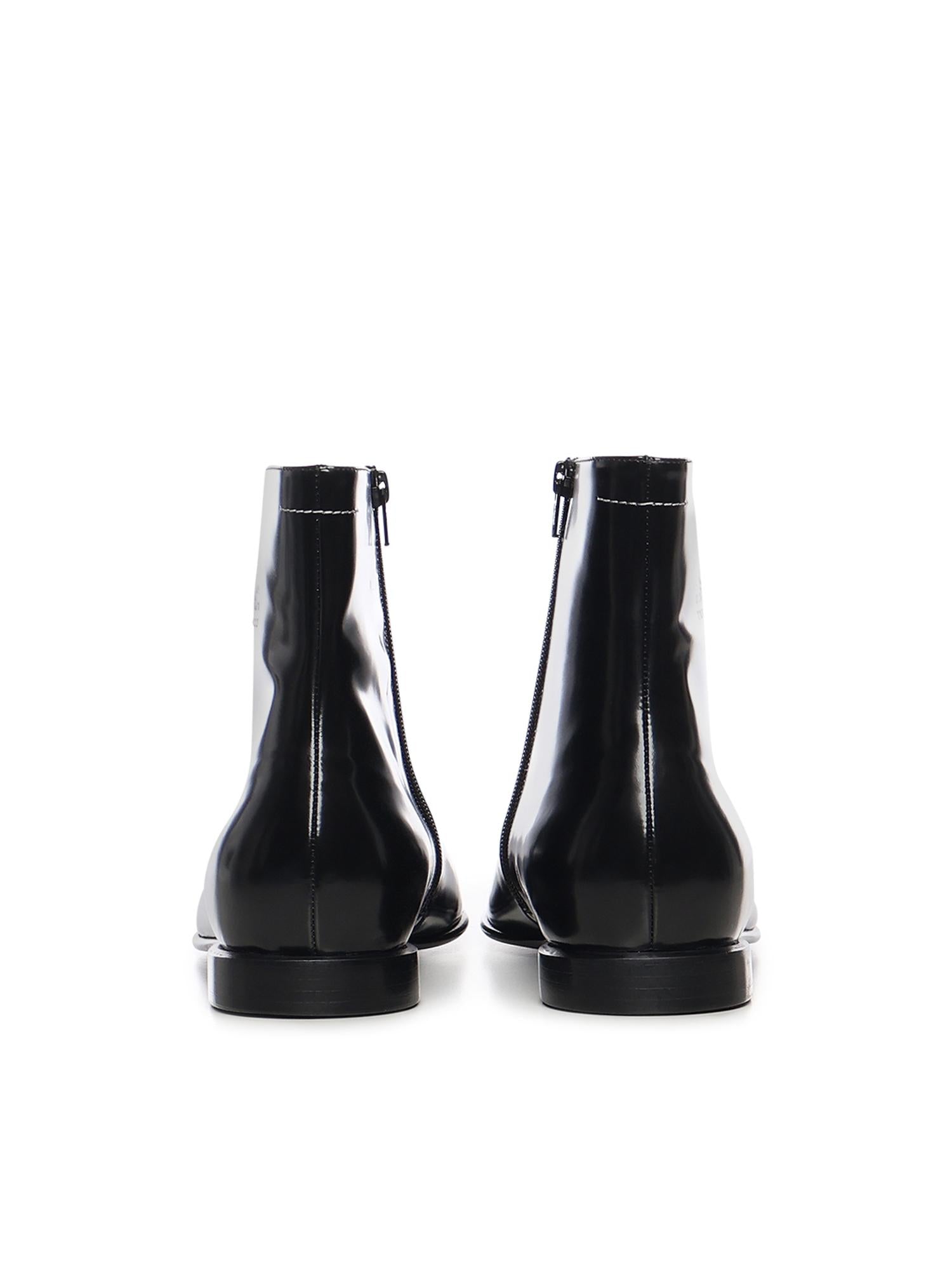 Stivaletti in pelle SH1WU0013 P7137T8013 MM6 Maison Margiela 