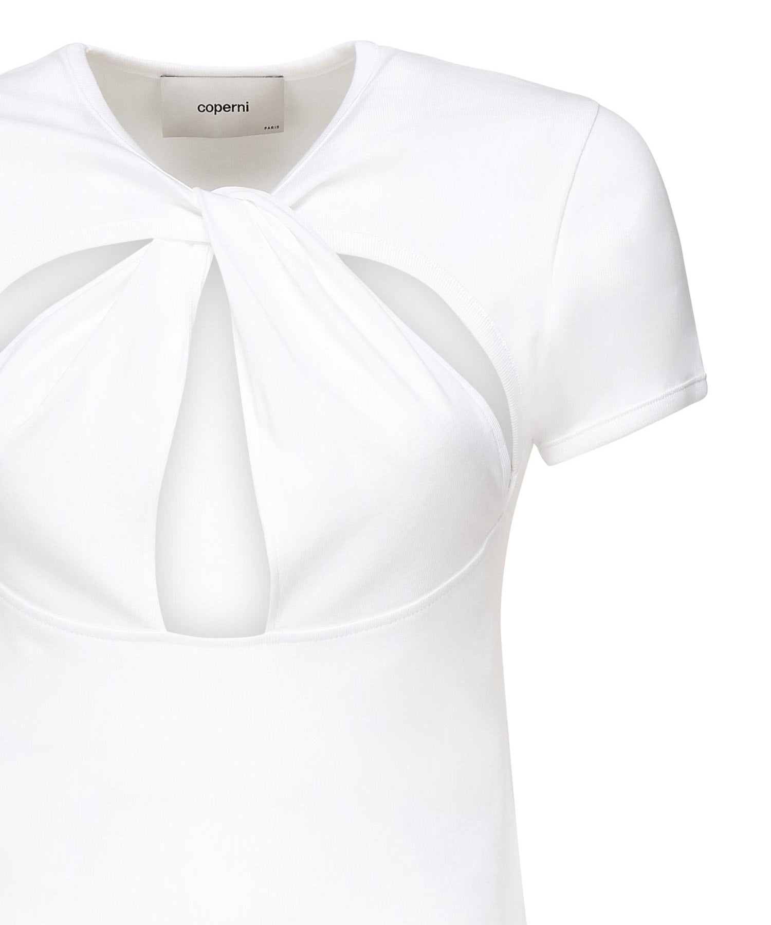 T-shirt cut-out COPJS158F5012 WHITE COPERNI 