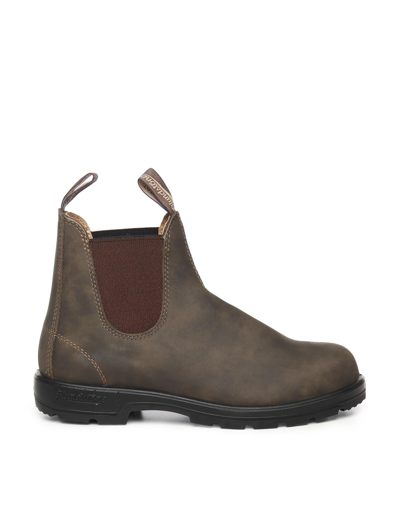 Chelsea boots in pelle 585 RUSTIC BROWN BLUNDSTONE 