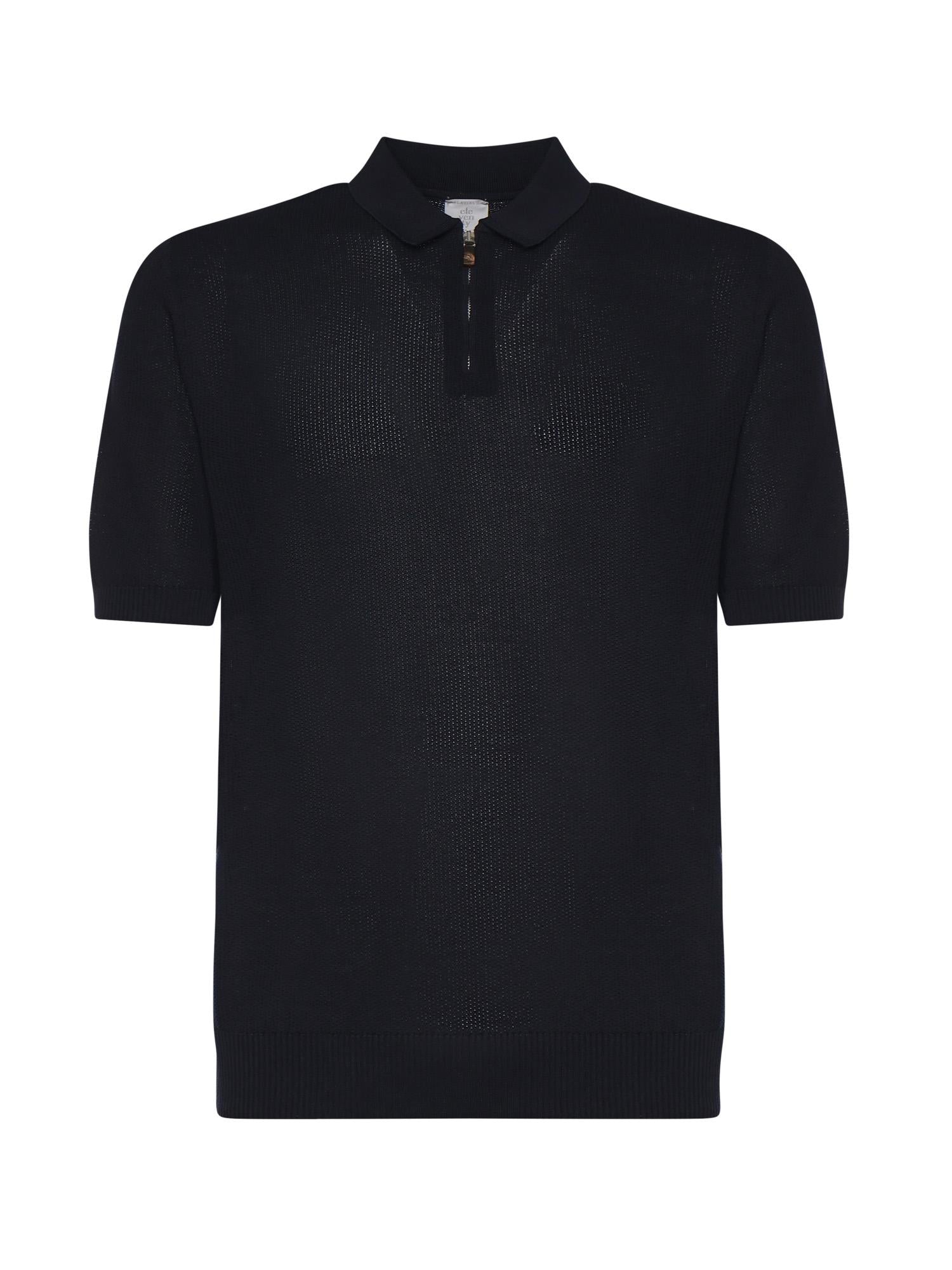 Polo con zip in cotone M76MAGM90MAG0M008 11 ELEVENTY 