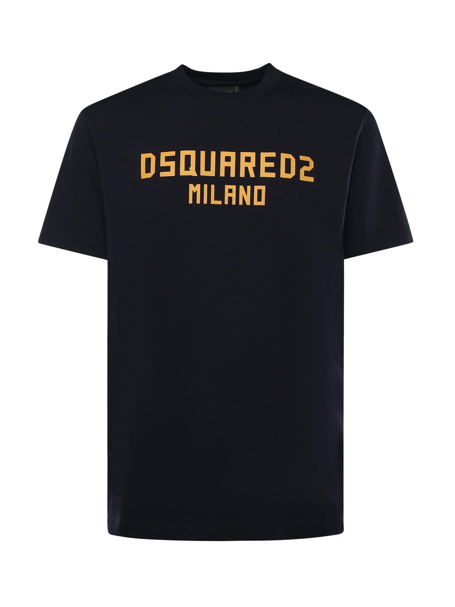 T-shirt in jersey con logo S74GD1520 D20106478 DSQUARED2 
