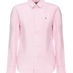 Camicia Oxford con logo<BR/> 211891377 002 POLO RALPH LAUREN 
