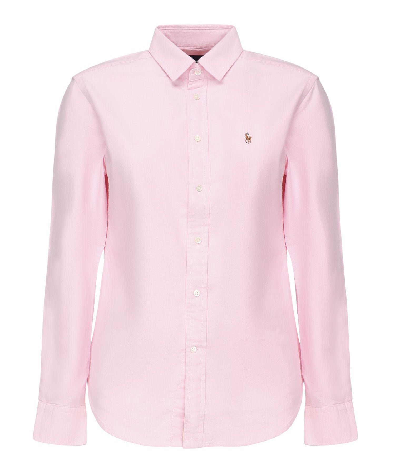 Camicia Oxford con logo<BR/> 211891377 002 POLO RALPH LAUREN 