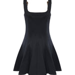 Miniabito in cotone svasato 80HAO909 N0715899 VERSACE JEANS COUTURE 