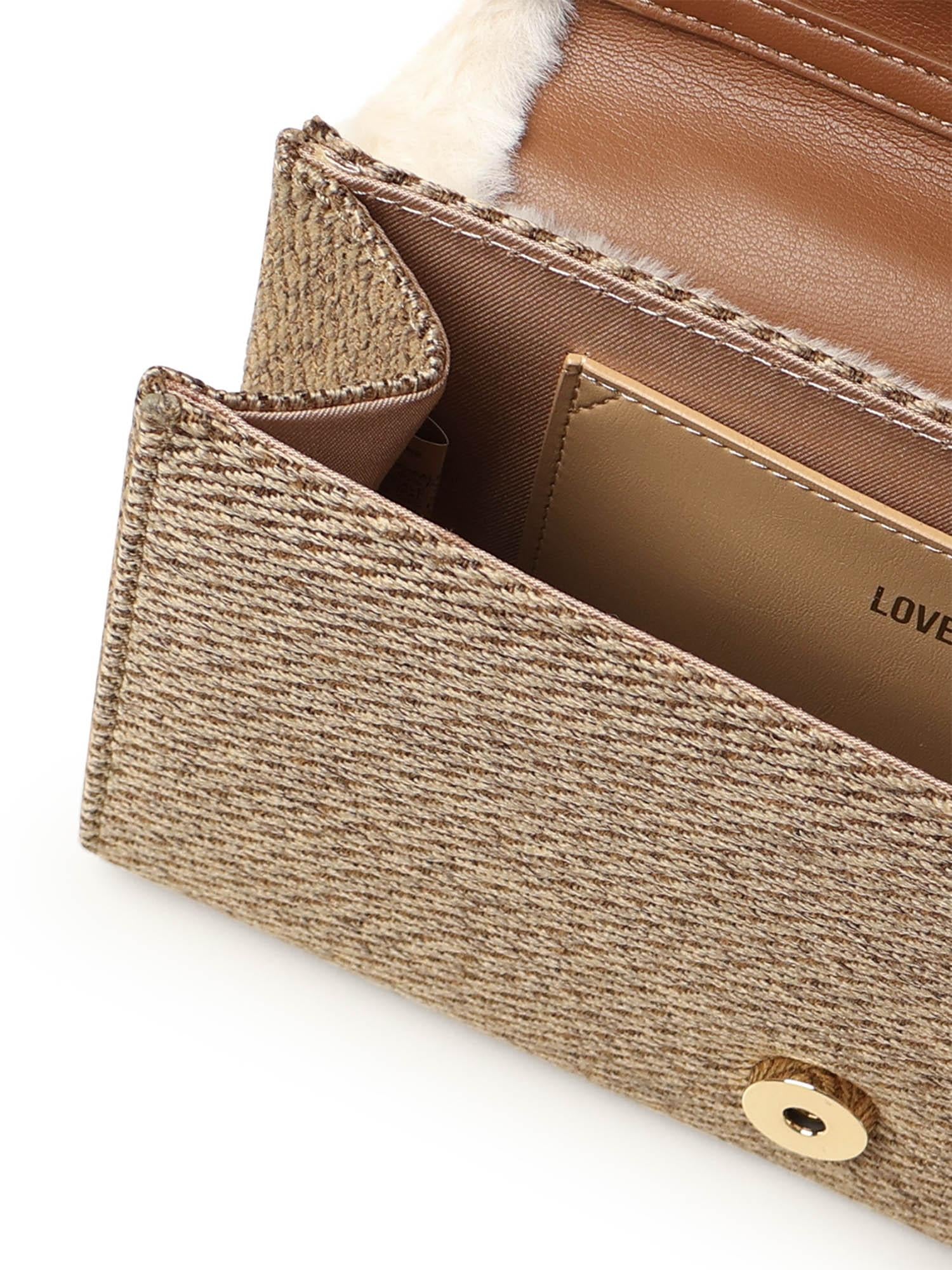 Borsa a tracolla con logo JC4388PP0NKH1 20A LOVE MOSCHINO 