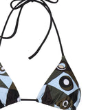 Top bikini stampa Occhi 6HMX23 6H865P18 PUCCI 