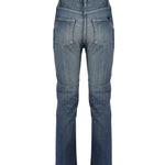 Jeans taglio dritto in denim blu 734311 Y07HA4296 SAINT LAURENT 