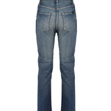 Jeans taglio dritto in denim blu 734311 Y07HA4296 SAINT LAURENT 