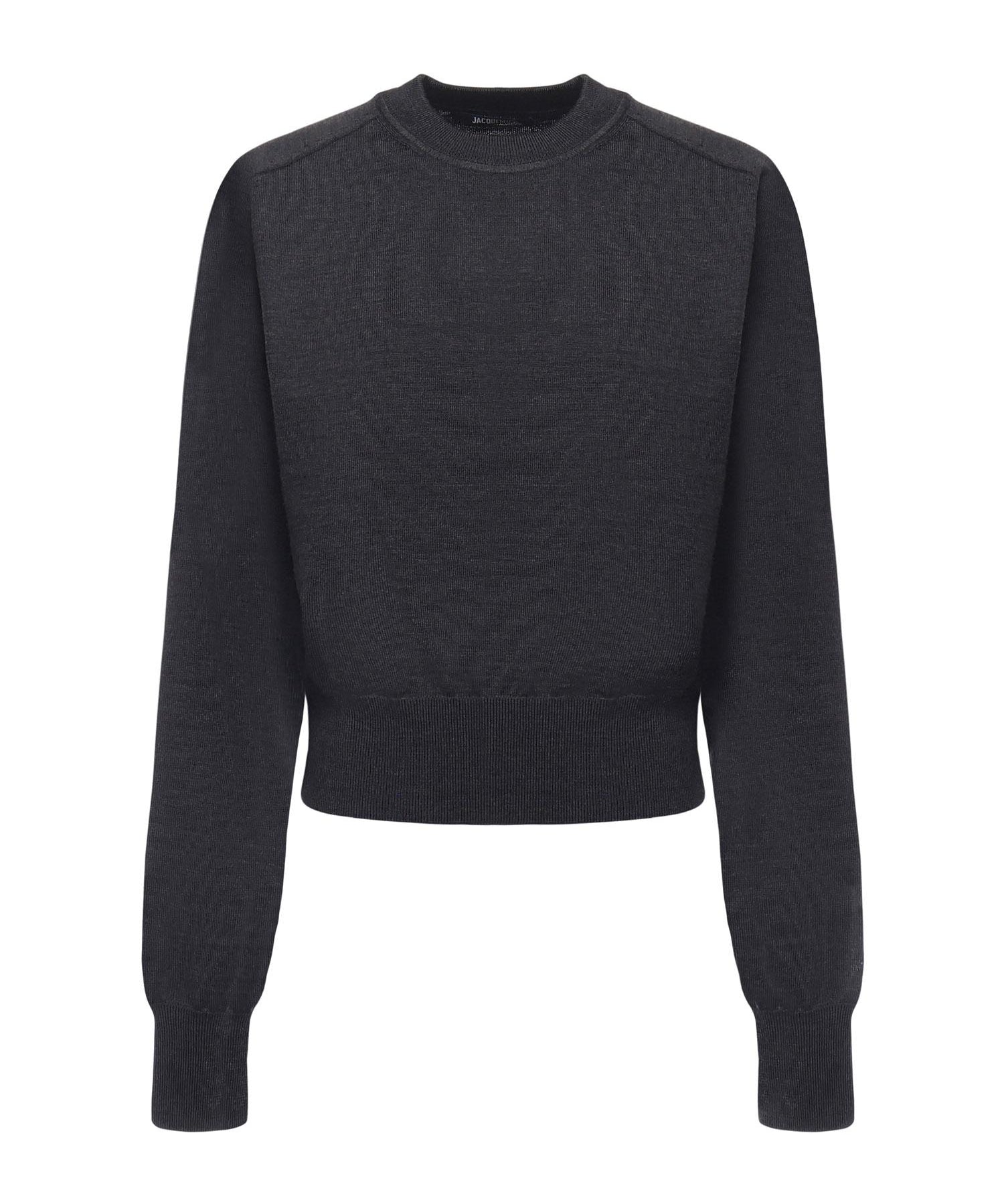 Maglione con logo ricamato 25HSWW00632AK00299 970 JACQUEMUS 