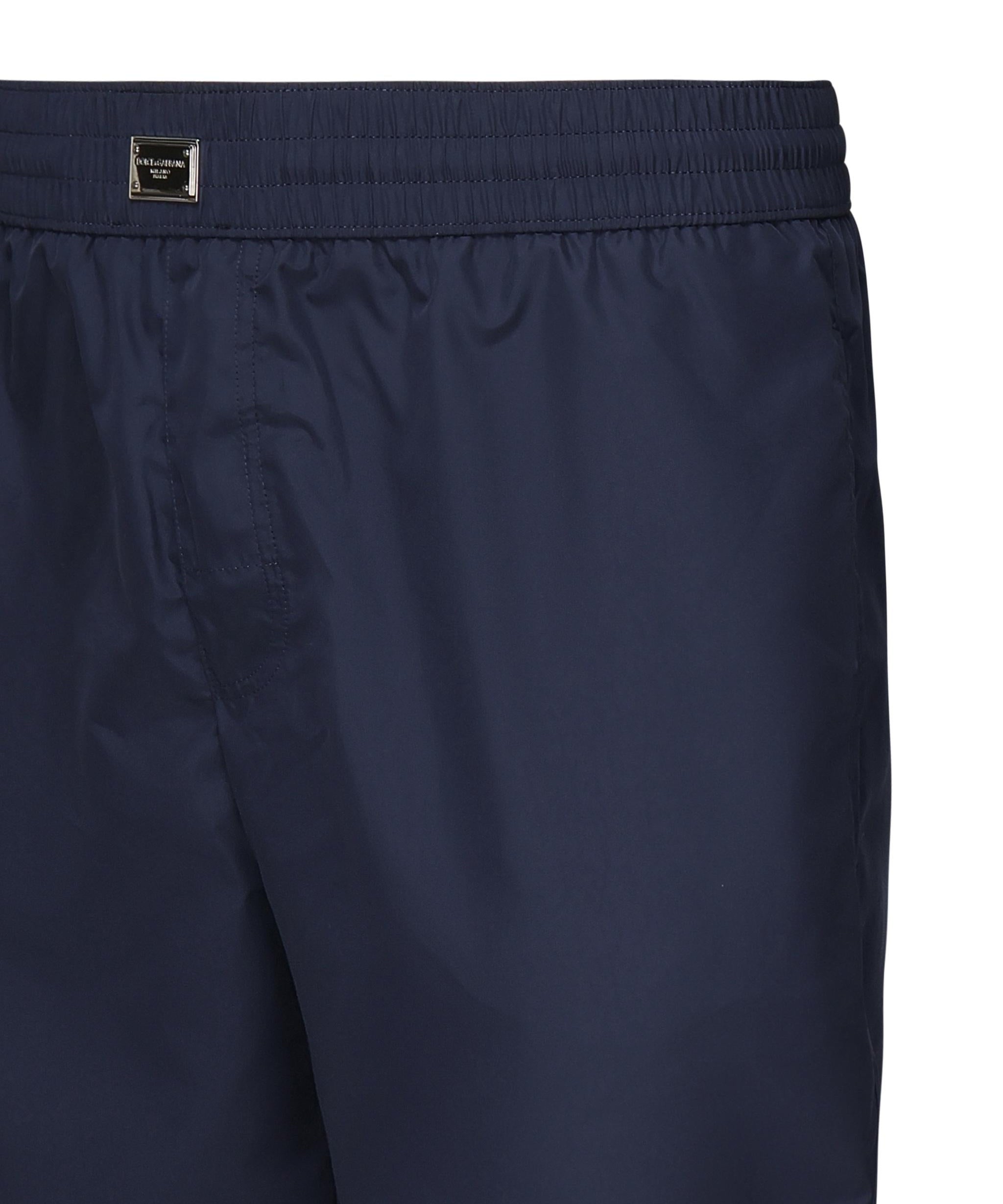 Boxer da mare corto con placca logo<BR/> M4F36T ONR46B0310 DOLCE & GABBANA 