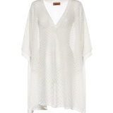 Caftano copricostume cropped in viscosa lamé MC26SQ00 BR014RS01JW MISSONI 