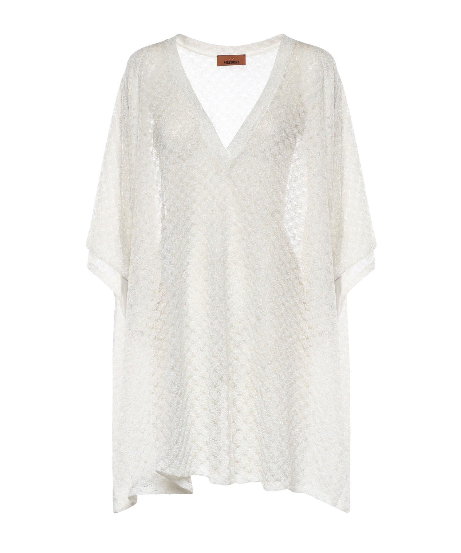 Caftano copricostume cropped in viscosa lamé MC26SQ00 BR014RS01JW MISSONI 