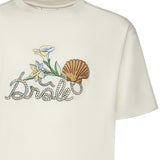 T-shirt Drôle Shell in cotone<BR/> KTS303CO248 OW Drôle de Monsieur 