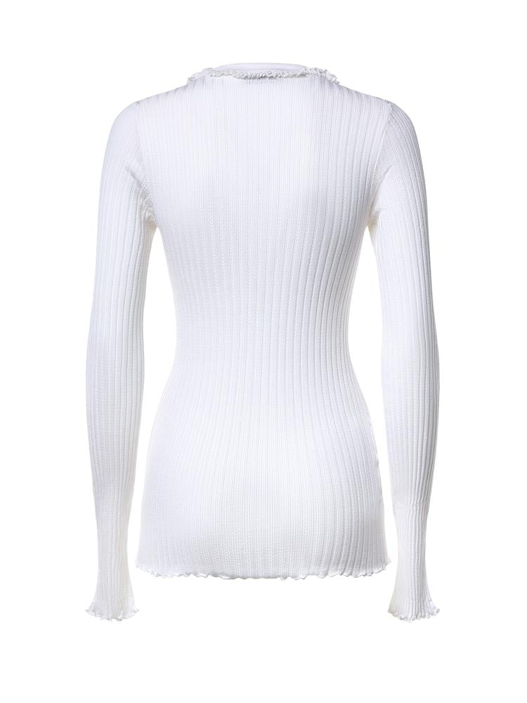 Maglia girocollo in seta MML06T 191XF0009 MIU MIU 