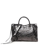Borsa Le City Media in pelle metallizzata 823058 2AA9R1314 BALENCIAGA 