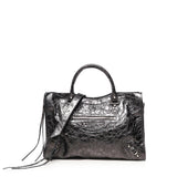 Borsa Le City Media in pelle metallizzata 823058 2AA9R1314 BALENCIAGA 