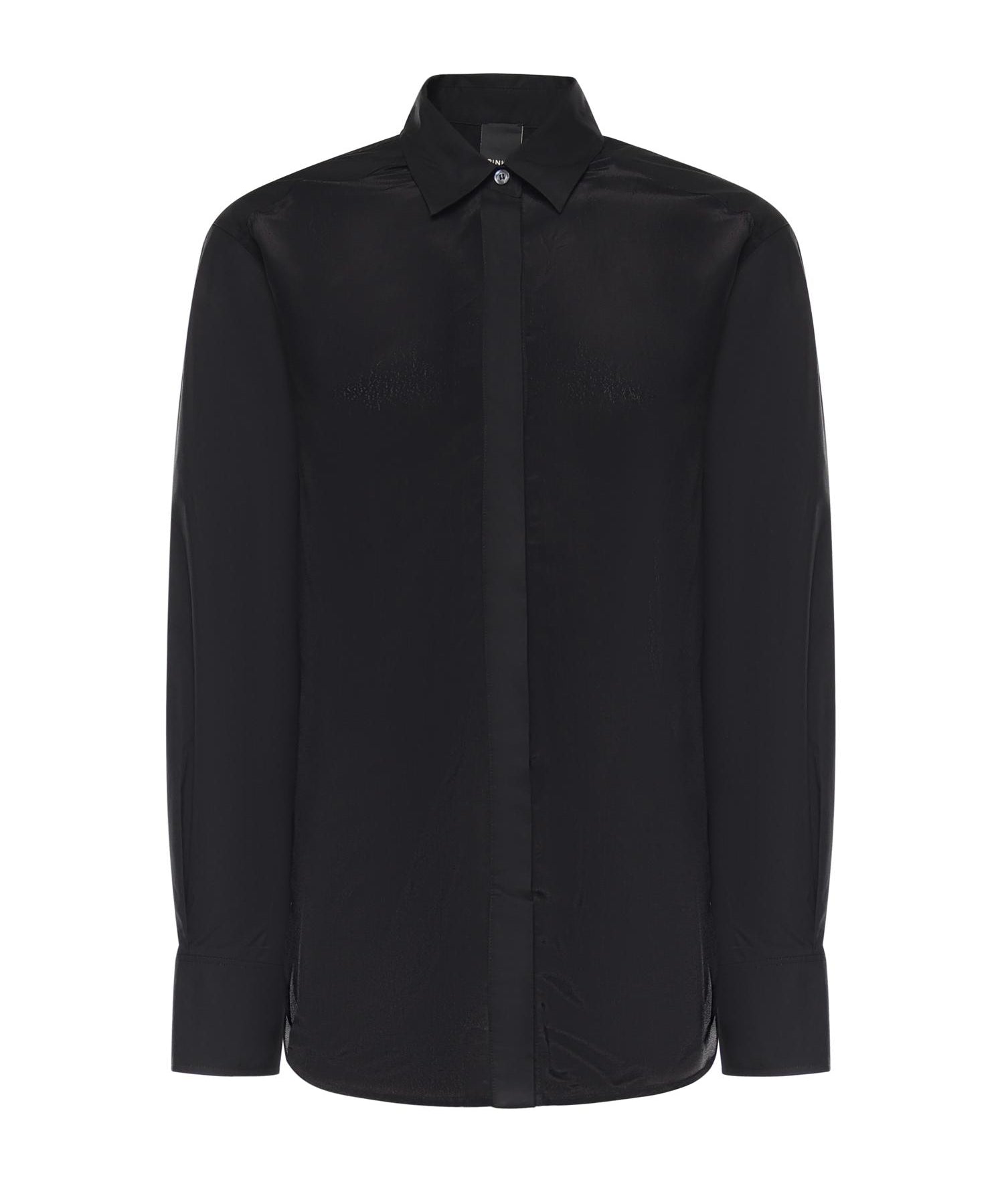 Camicia in popeline e crêpe 105434 A3DLZ99 PINKO 