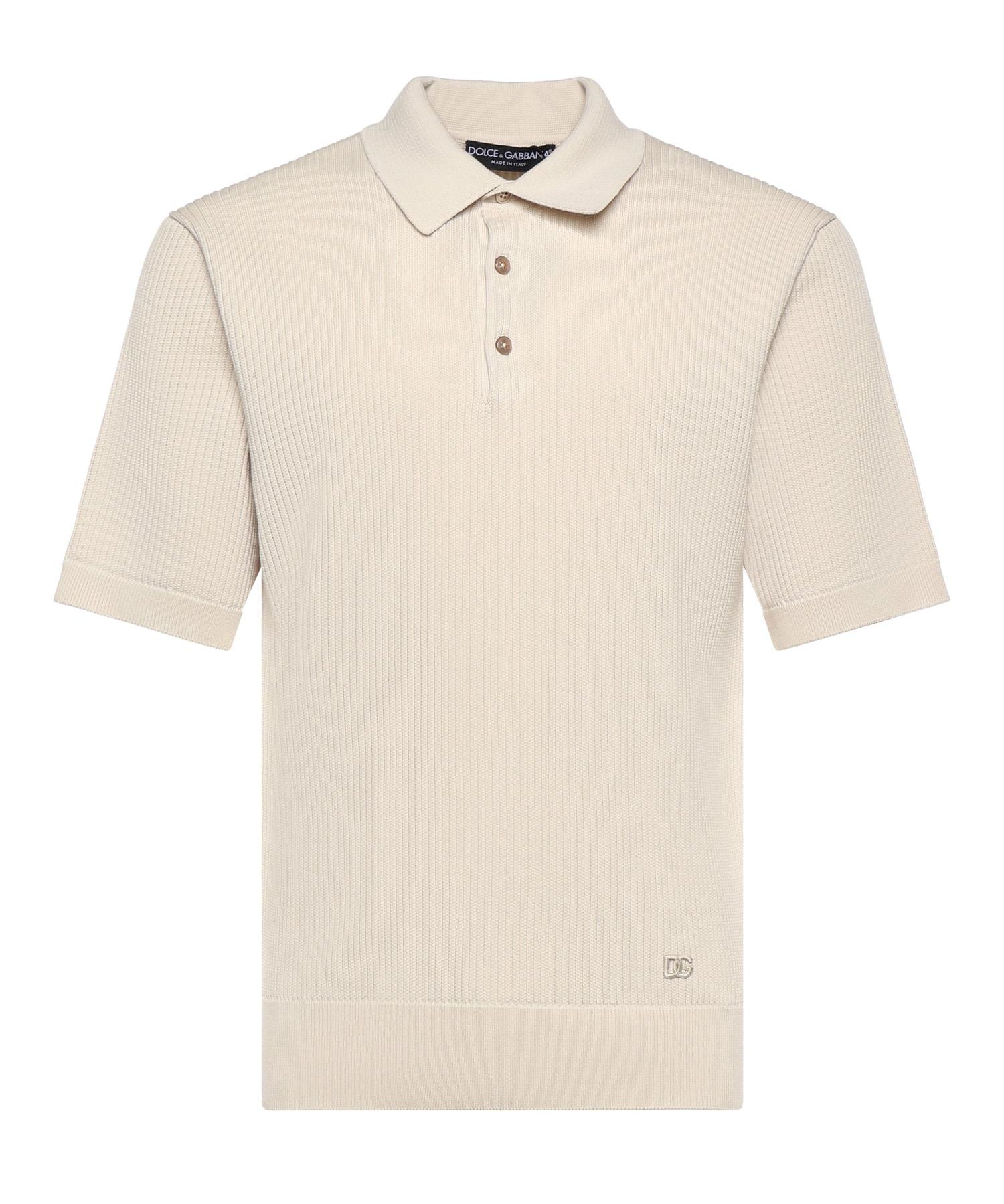Polo in cotone con microcosta GXZBJZ JBCJCA4567 DOLCE & GABBANA 