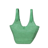 Borsa tote in rafia e viscosa 428P12005 002 POLO RALPH LAUREN 