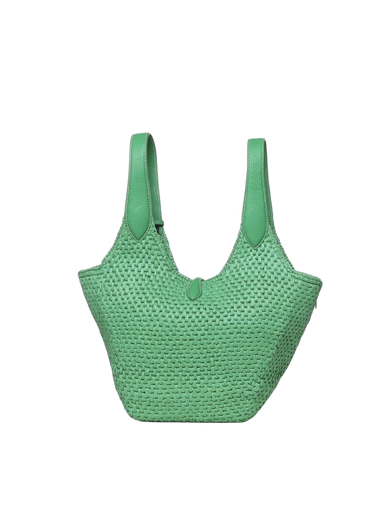 Borsa tote in rafia e viscosa 428P12005 002 POLO RALPH LAUREN 