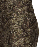 Pantaloni paisley in twill di seta 820232 Y6K901355 SAINT LAURENT 