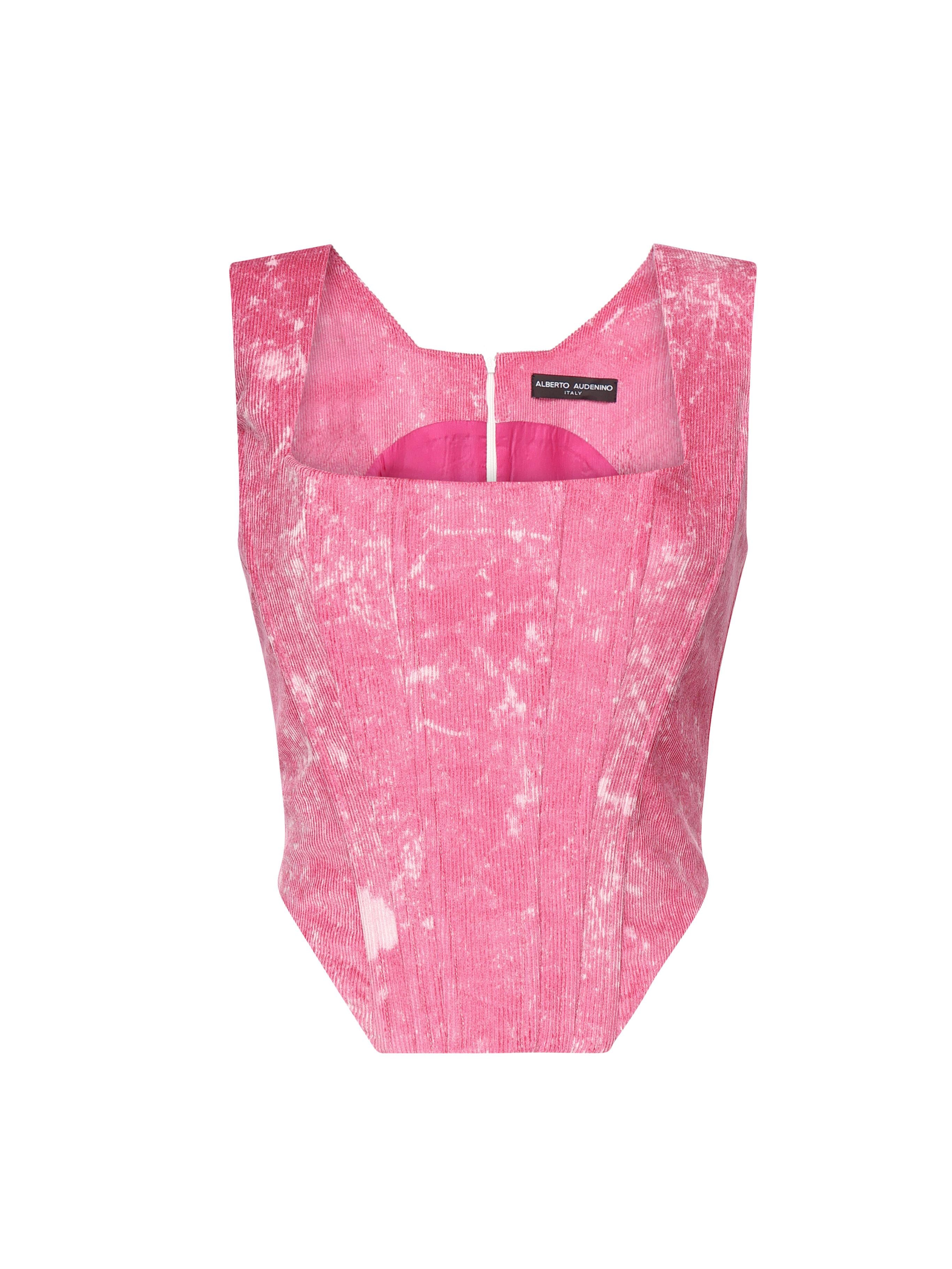 Top corsetto Batik AUW4MARLA PINK BATIK ALBERTO AUDENINO 