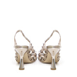 Décolleté in pelle metallizzata CHARLIE S2402 IRIDEALBA ALCHIMIA 