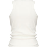 Top cropped in misto cotone arricciato 2395250000022  MAGDA BUTRYM 