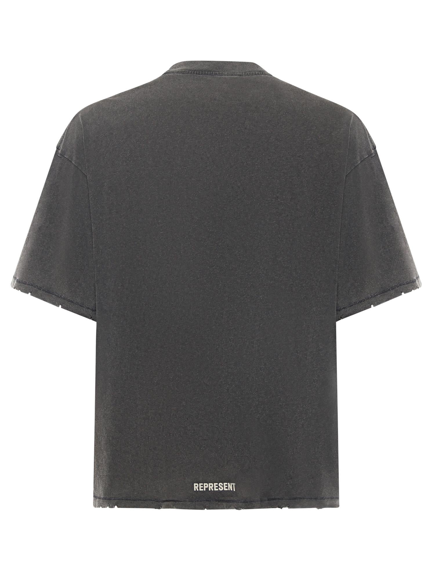 T-shirt "Initial Star" in jersey di cotone MLM100172 47 REPRESENT 