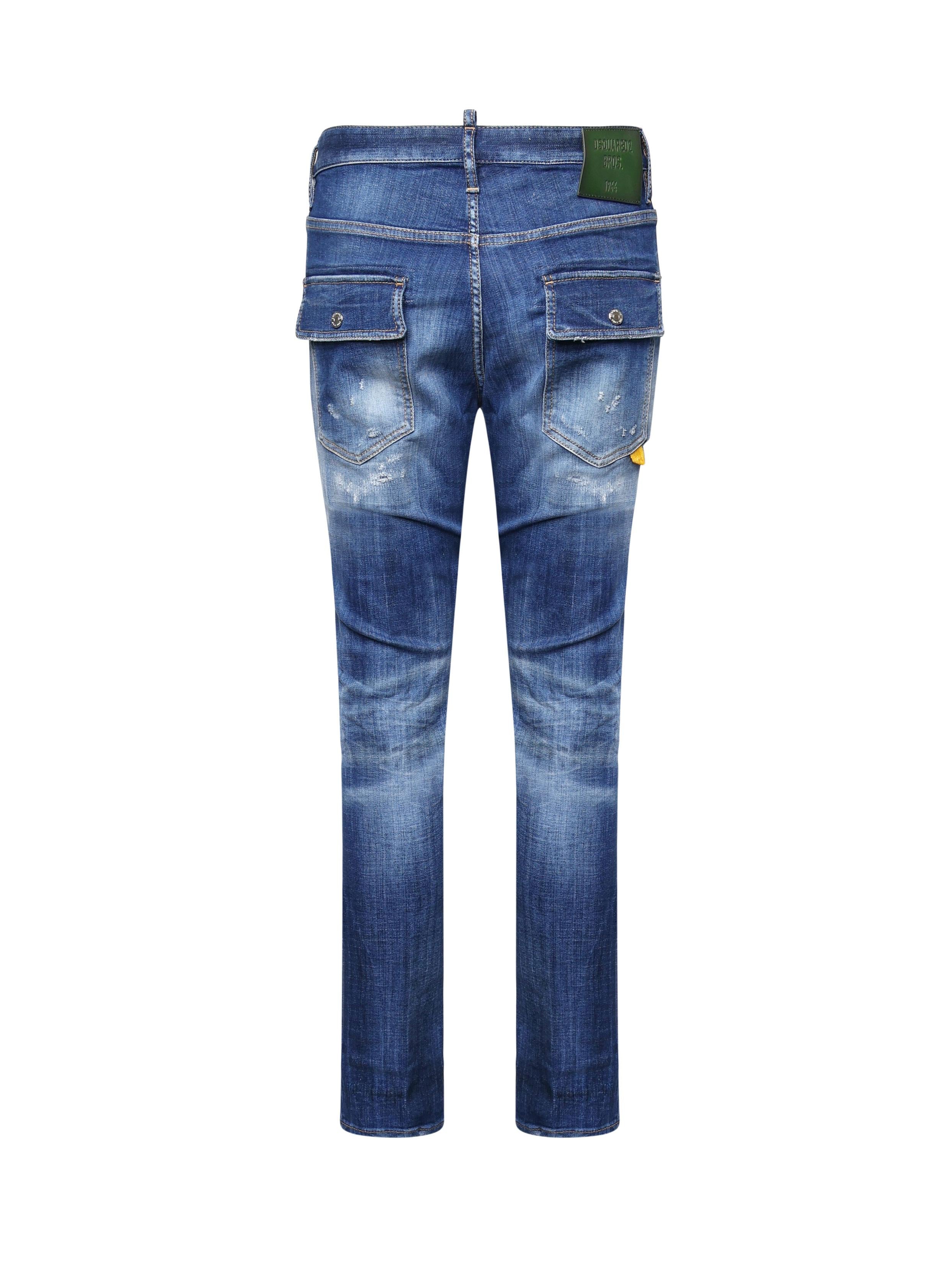 Jeans cool guy con effetto vissuto S74LB1553 S30342470 DSQUARED2 