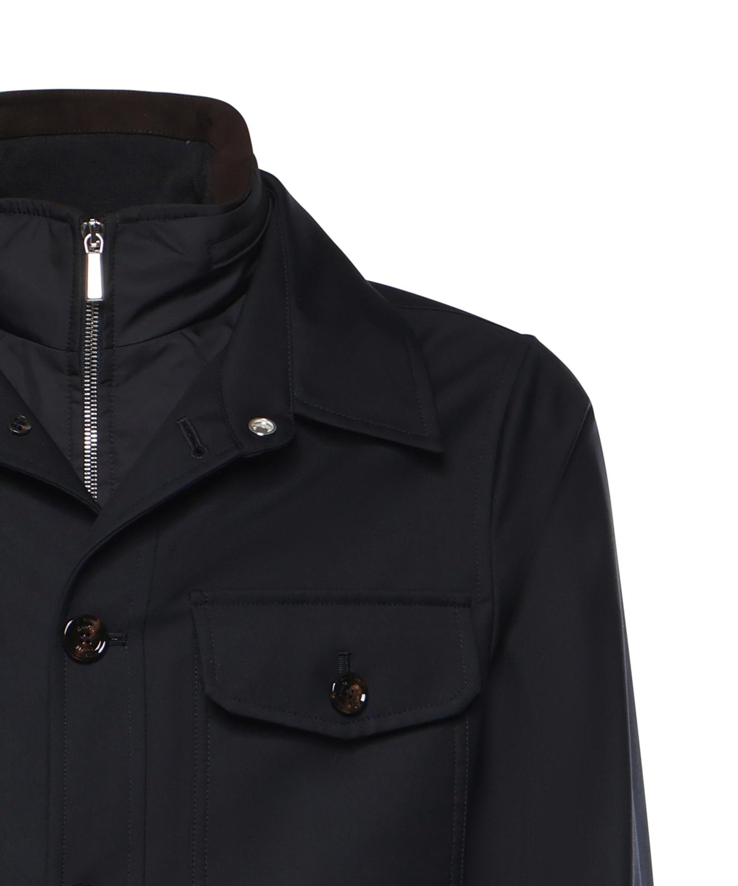 Overshirt Dulac-Pum MOUGI101278 TEPA184DARK BLU MooRER 