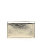 Bustina in pelle metallizzata con logo 105347 A2OTZZLQ PINKO 