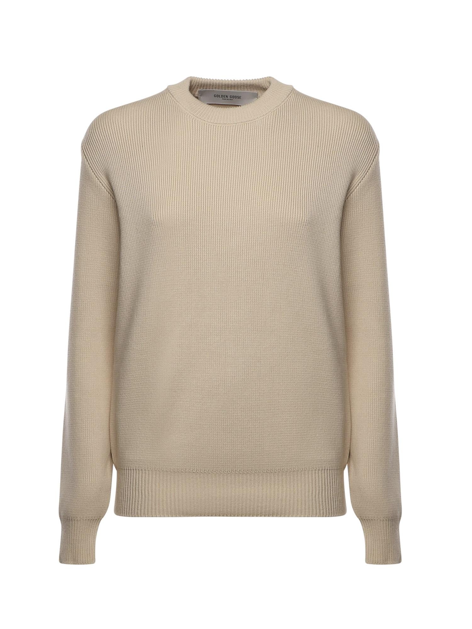 Maglione con logo GWP00951 P00197255550 GOLDEN GOOSE 