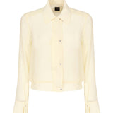 Camicetta leggera linea bomber in georgette 104787 A21FD22 PINKO 