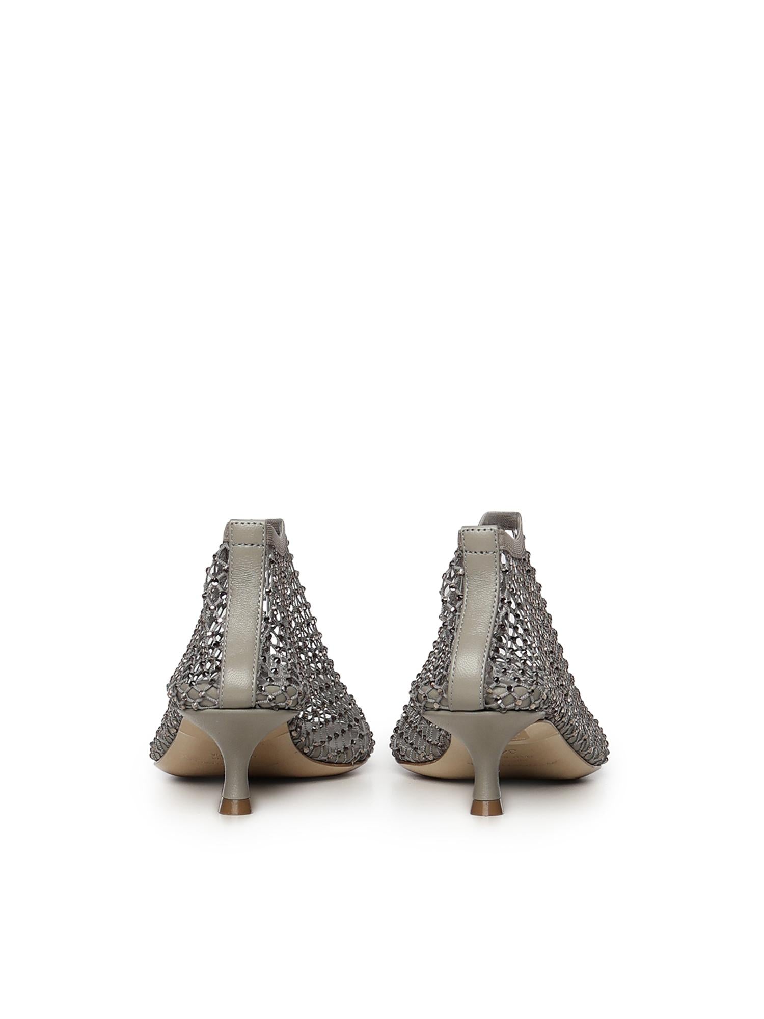 Pumps Minette in mesh con cristalli 24039105 EUCALYPT CHRISTOPHER ESBER 