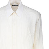 Camicia over in charmeuse di seta stretch<BR/> G5IT7T FUABFW0001 DOLCE & GABBANA 