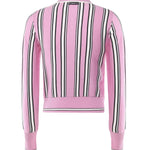 Maglia stile polo a righe 105809 A2UON3Z PINKO 