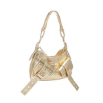 Borsa a spalla y2k002  iin pelle bovina FBBP70002MET -ORO/ORO BIASIA 