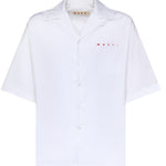 Camicia in cotone con logo CUMU0213PP USCT88LRW01 MARNI 